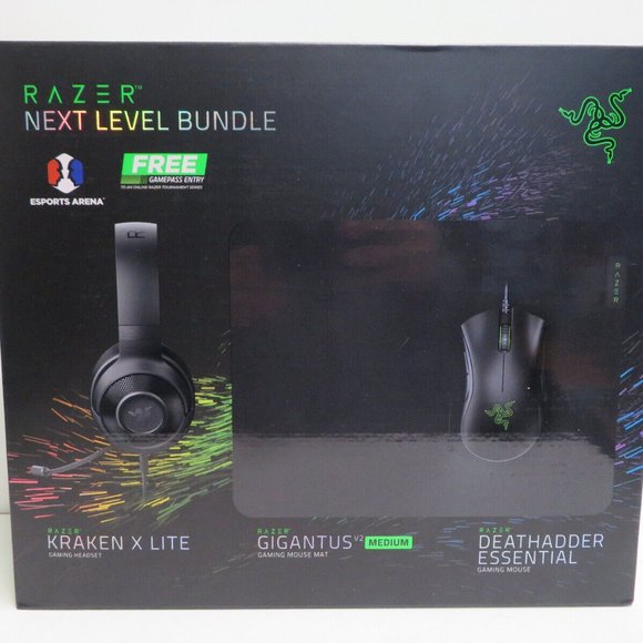 Limited time Razer Next Level Gaming Bundle - Kraken X Lite Wired Headset Sealed